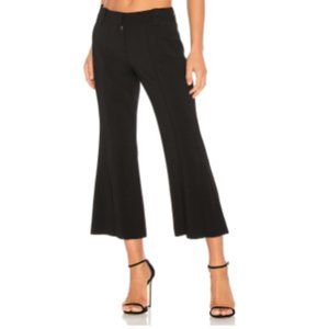 A.L.C. Felix Pant Black Mid-Rise Wide Crop…
